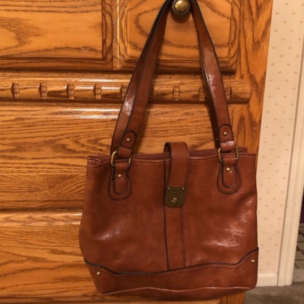 Style and Company cognac handbag